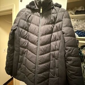 Nautica Black Quilted Jacket